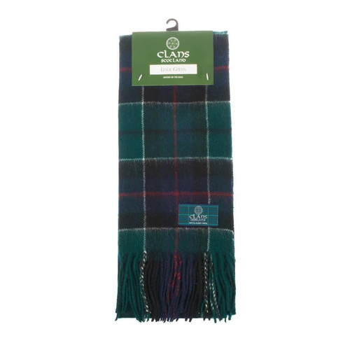 lambswool scottish tartan clan scarf leslie green (3) 450 p.jpg