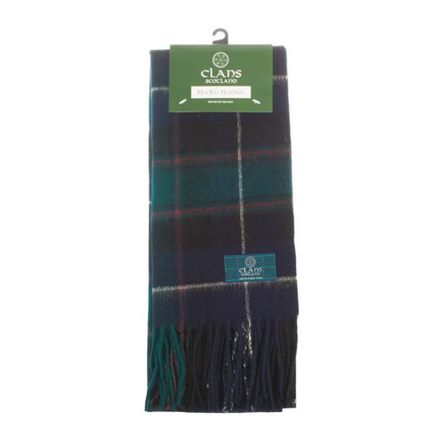 lambswool scottish tartan clan scarf macrae hunting (3) 2351 p.jpg