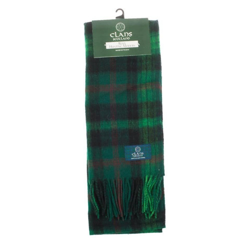 lambswool scottish tartan clan scarf ross hunting (3) 2374 p.jpg