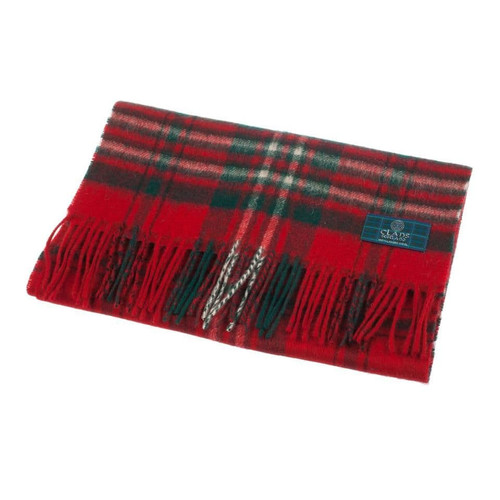 lambswool scottish tartan clan scarf scott red (3) 2377 p.jpg