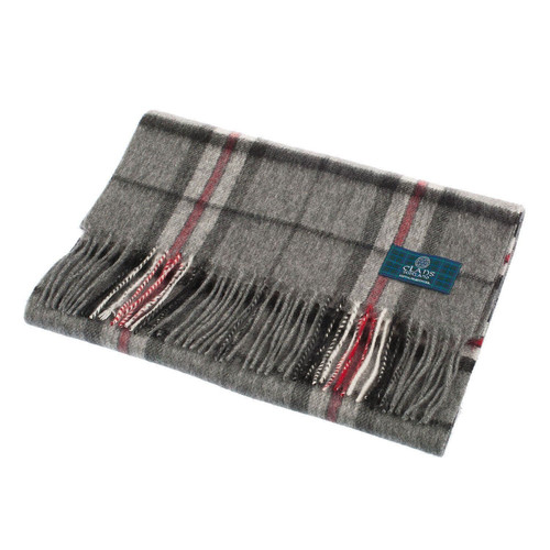 clans of scotland pure new wool scottish tartan scarf thomson grey (3) 4385 p.jpg