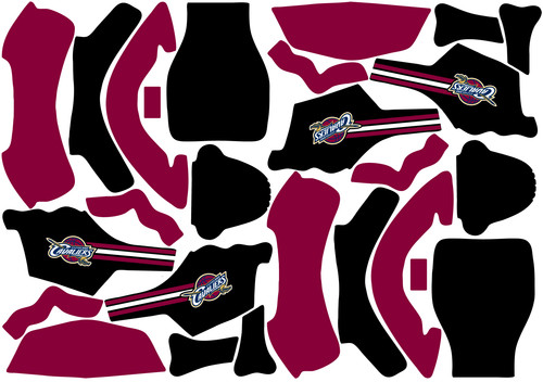Cleveland Cavaliers NBA Jordan Sneakers Shoes T2910 V01 25 design.jpg