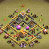 clash of clans town hall 5 war base link