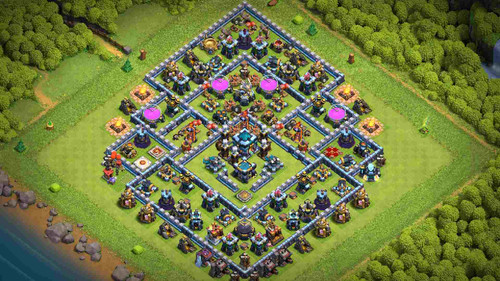clash of clans th13 layout