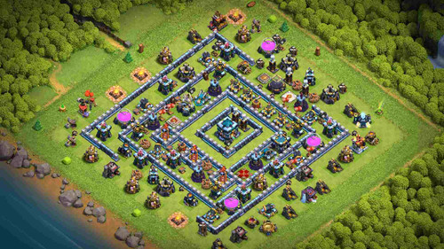 clash of clans town hall 13 farming design