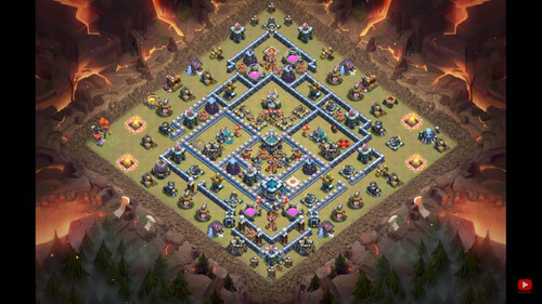 coc th13 war base design map link download.jpg