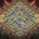 coc th13 war base design map link download