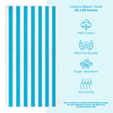 3 SIZE TURQUOISE BLUE