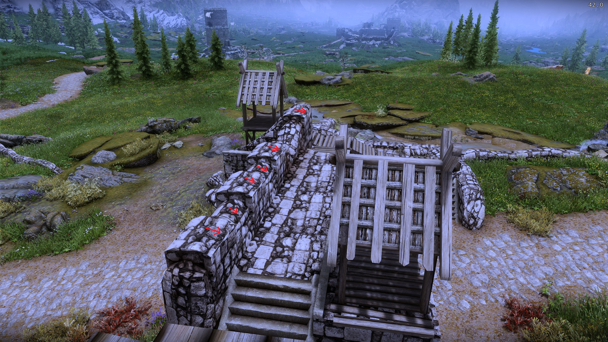 Whiterun Fence Base Seam Fix at Skyrim Special Edition Nexus Mods and