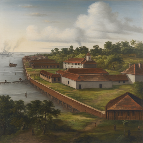 Mr. Vanden Plas An oil painting of a walled British colonial se fdf2aa79 993f 444e 9b2b 93aea1e61c94.png