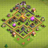 clash of clans level 5 loot protection design
