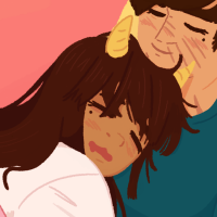 Thumbnail of Ruriko and Jirair cuddling