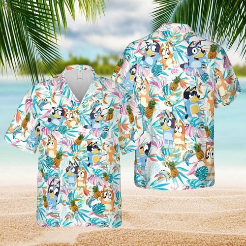 Bluey Birthday Family Hawaiian Shirt Bluey Mom Bluey Dad Hawaiian 3D All Over Print Shirt for Men an.jpg