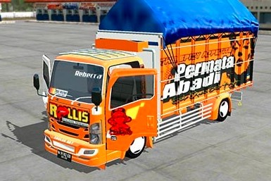 Mod Bussid Truck Isuzu NMR 71 Terpal Segitiga.jpg