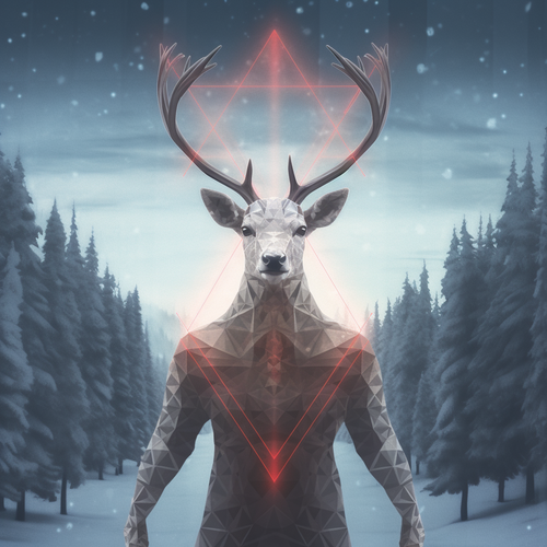 billymazex giant white deer deity standing on two legs head in febc060e a252 4891 bb7f fc1cdb5e4096.png