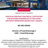Grand Hyatt Jakarta Jobs News June 2023