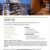 Park Hyatt Jakarta May 2023