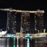 Marina bay sands night skypark 2010