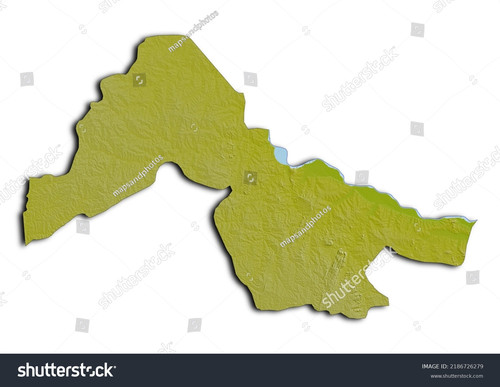 stock photo kwara state nigeria map shaded relief map of kwara state nigeria d render physical map 2.jpg