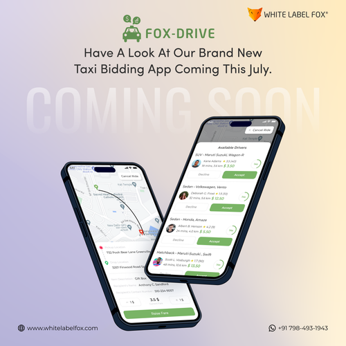 White Label Fox Will Launch New Taxi Bidding App Coming Soon This July.png