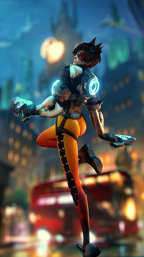 lena oxton yeero author overwatch tracer pulse pistols chronal accelerator blizzard entertainment bl.jpg