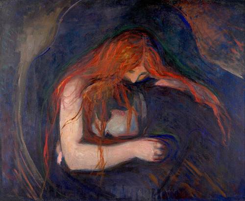 Edvard Munch Vampire (1895) Google Art Project