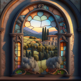 ToscanaStainedGlassKandinsky.2.1 13