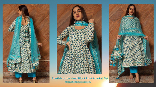 Anokhi cotton Hand Block Print Anarkali Set.jpg