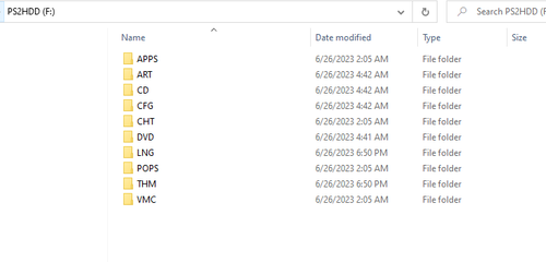 HDD Set up