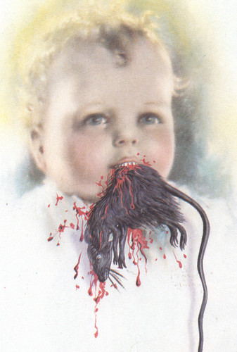 Salvador Dali Bulgarian Child Eating a Rat
