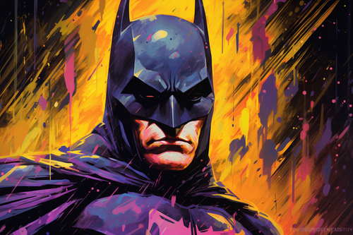 chowmeins An image of a striking portrait of a Batman painted 75afef6d be8f 435a a454 0a0100a5098c.png