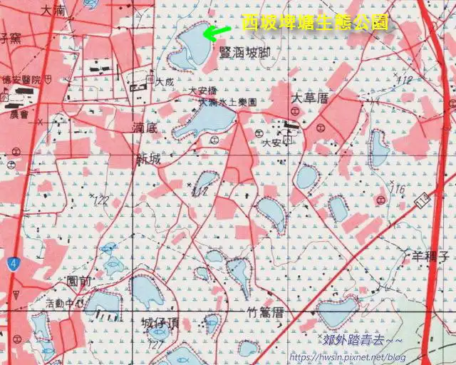 西坡埤塘公園地圖(戰後)(001)