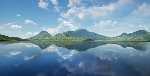 Fotografi Landscape Panorama Gunung dan alam yang indah bersih Wallpaper HD.jpg