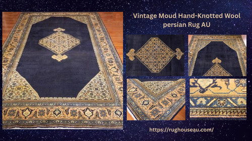 Vintage Moud Hand Knotted Wool persian Rug AU.jpg