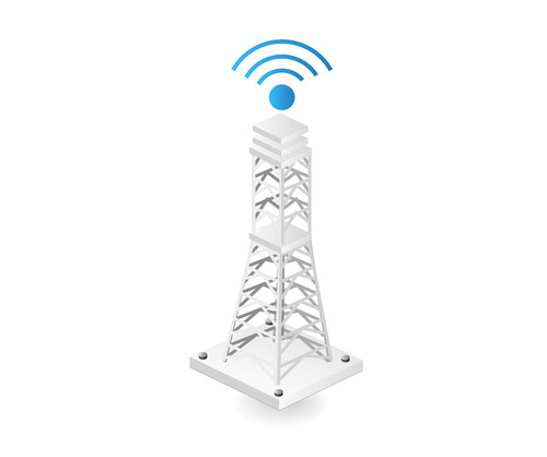 Flat isometric illustration of network wifi transmitter concept.jpg