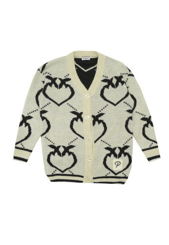 pinko up kids cardigan lana panna iconico rondine ragazza a.jpg