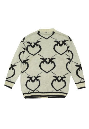 pinko up kids cardigan lana panna iconico rondine ragazza b.jpg