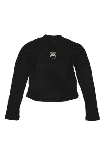 pinko up kids maglia in lana a costine nera bambina a.jpg