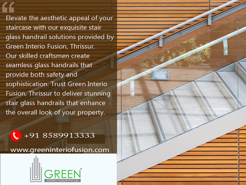 5.Stair glass handrail green interio Thrissur.jpg