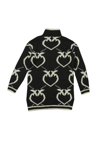 pinko up kids abito lana nero icona rondine ragazza b.jpg