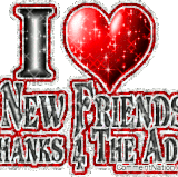 i heart new friends thanks 4 the add