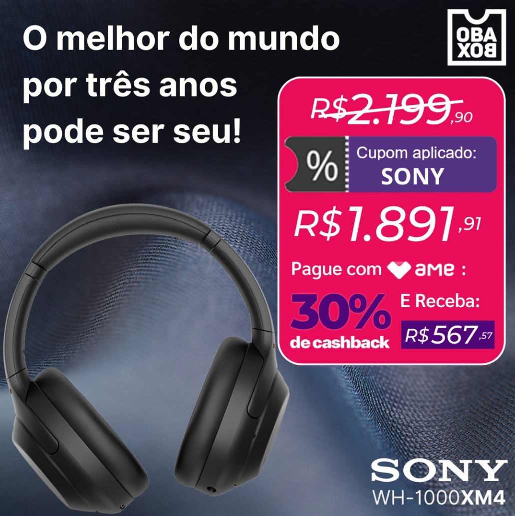 Sony WH-1000XM5: o melhor cancelamento de ruído do mercado