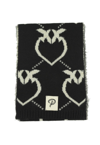 pinko up kids sciarpa iconica nera ragazza a.jpg