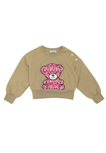 pinko up baby felpa beige teddy allover bimba a.jpg