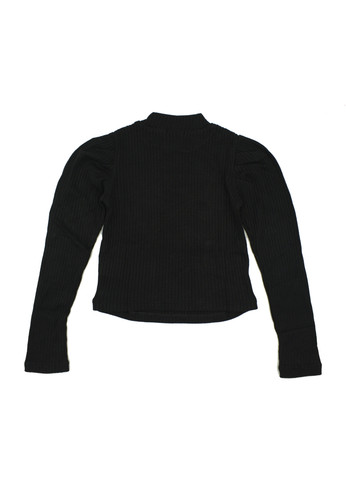 pinko up kids maglia in lana a costine nera bambina b.jpg