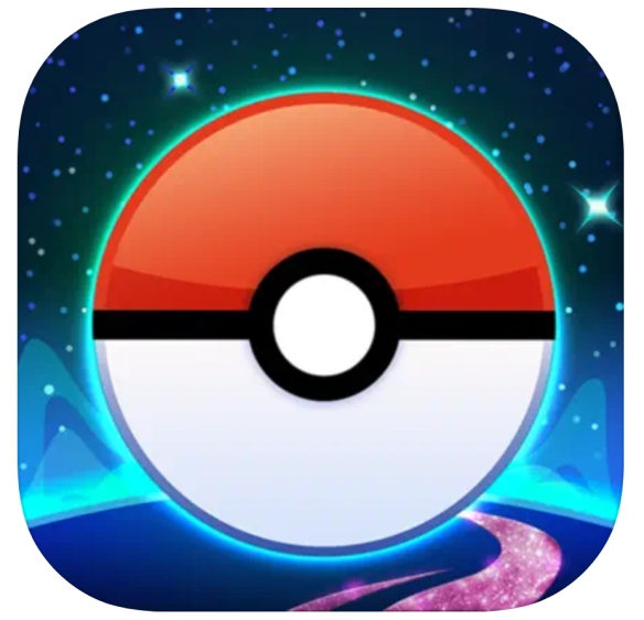 Pokemon go logo pokeball template Royalty Free Vector Image