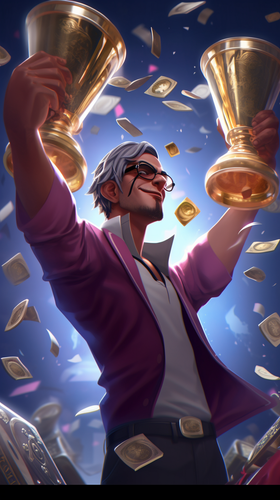 Orit After winning he cheer with the trophy won poker game hold eb7f1014 788a 4dbb 9b3b 9faf193d5ba1.png