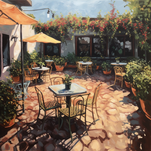 mhoydich acrylic painting sunny los angeles patio coffee f2fd4bac 53c2 4613 aa0e 5a9f3e6b72e1.png