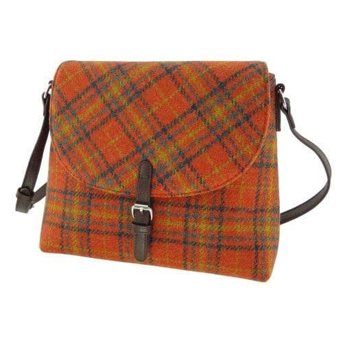 ladies harris tweed shoulder bag in deep orange check lb1212 col108 4871 p.jpg