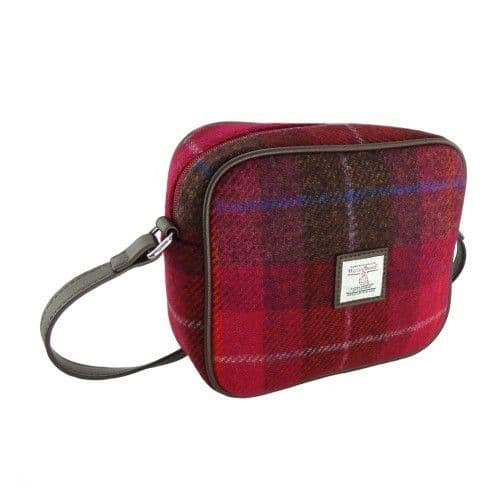 ladies harris tweed almond mini bag in deep pink tartan lb1210 col52 8608 p.jpg